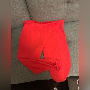 Vibrant Red Pants